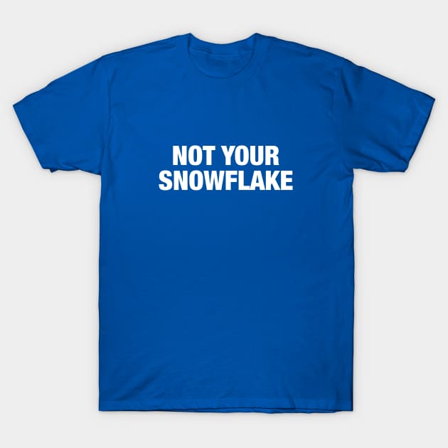 Snowflake t shirt political clearance